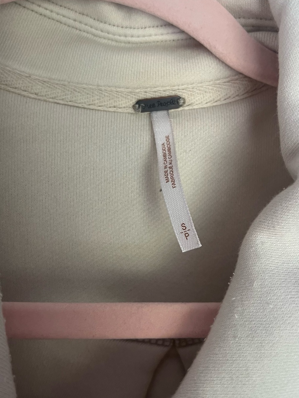 Free People Cream Teddy Shacket Jacket - Picture 4 of 5